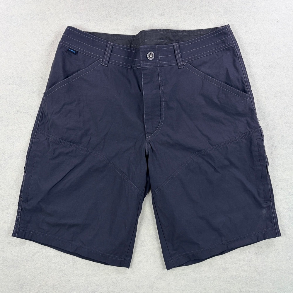 Kuhl Renegade Shorts Mens 34 Charcoal Black Technical Hiking Outdoor 5121